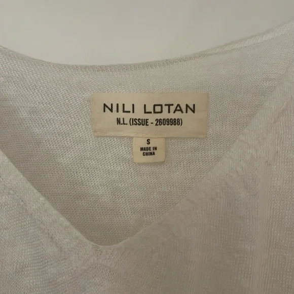 Nili Lotan. 100% linen camisole. Size small. - Picture 3 of 5